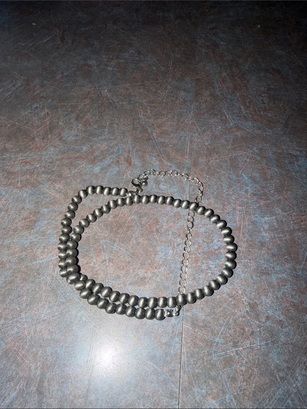 Faux Navajo Pearl Necklace - Women's Fashion Accessory
